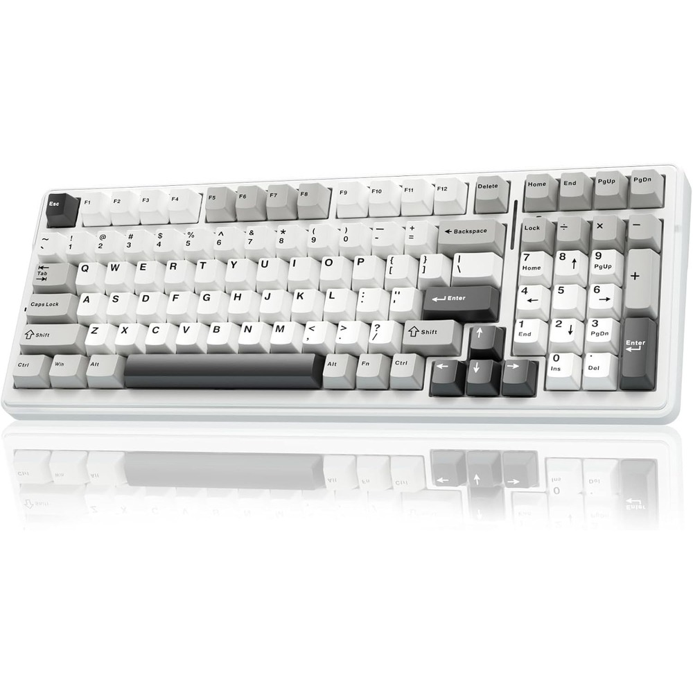 AULA F99‎ Wireless Mechanical Keyboard Tri-Mode BT 2.4G Hot-Swap RGB Black